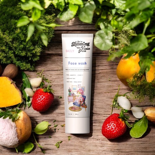 غسول الوجه الكريمي بالجيغا وايت 