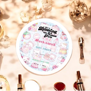 مقشر  عطري يومي بالمسك و  البيبي  باودر