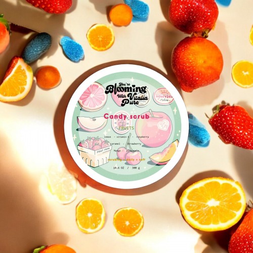 مقشر عطري يومي بالفواكه و الكراميل